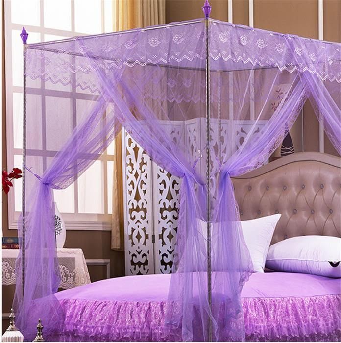 Four-Post Mosquito Net with Stand