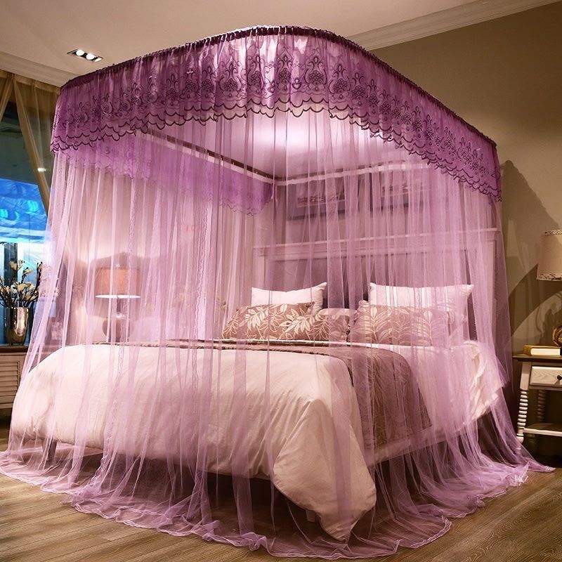 Four-Post Mosquito Net with Stand