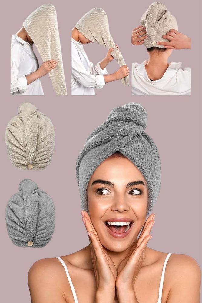 Hair Drying Towel Wrap — photo 4